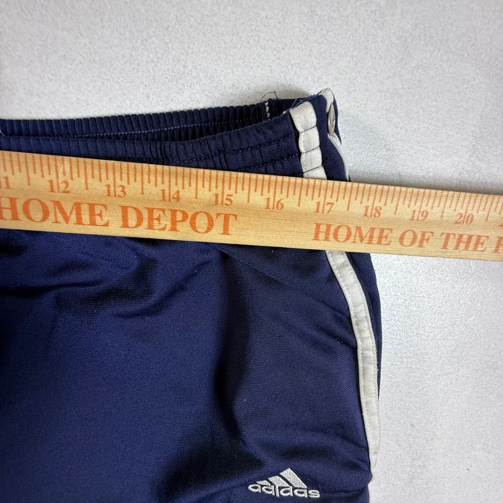 Adidas‎ Track Pants Mens Large Snap Button Side Stripes 3